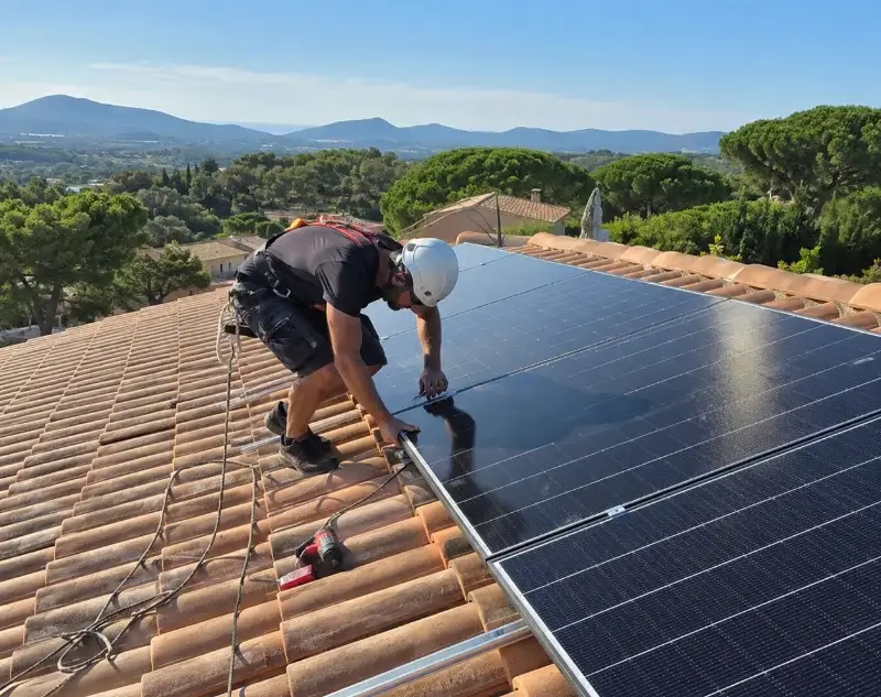 Installateur panneaux solaires Champanges — pose photovoltaïque sur toiture