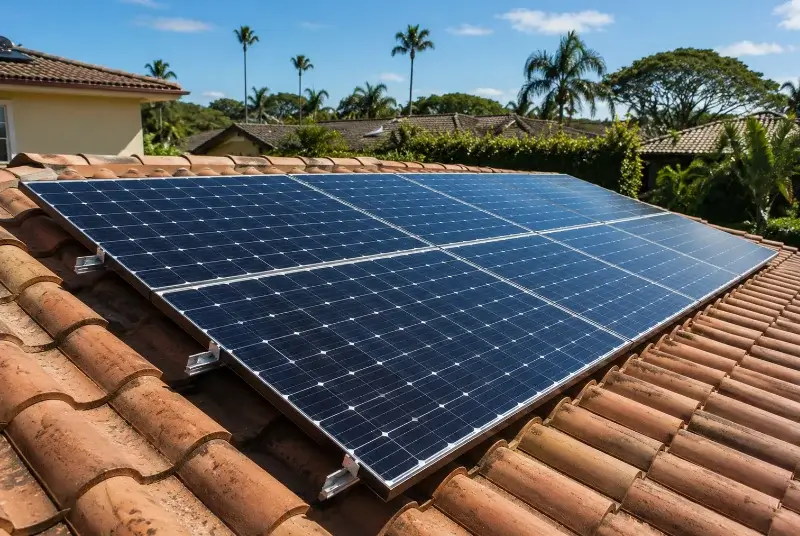 Installation de panneaux solaires à Champanges